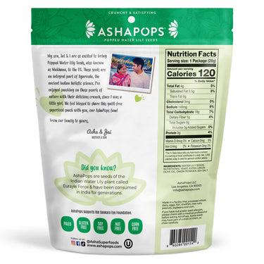 AshaPops - 1oz Vegan Cheese - AshaPops Popped Water Lily Seeds